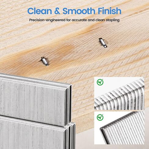 meite 18 Gauge 1/4-Inch Narrow Crown Staples, 3/4" Length 304 Stainless Steel Staples for Heavy Duty and Upholstery (1,600 Counts) in Saudi Arabia