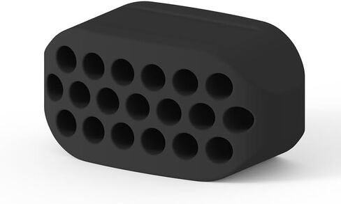 مجموعة من 6 أدوات تمرين الفك (أسود وأبيض ورمادي) - مجموعة تدريب الفك من السيليكون، مكعبات مضغ لتمرين عضلات الوجه لتمارين الفك والوجه، ملحقات اللياقة البدنية المحمولة in Kuwait