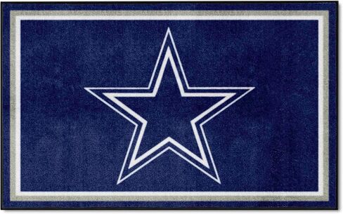 FANMATS 6270 Dallas Cowboys 4ft. x 6ft. Plush Area Rug in Saudi Arabia
