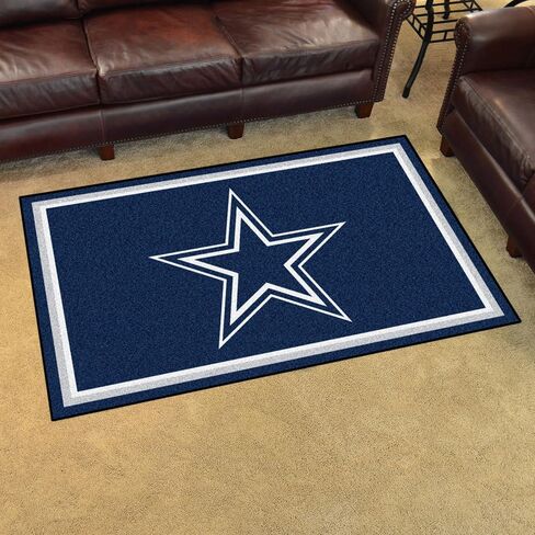 FANMATS 6270 Dallas Cowboys 4ft. x 6ft. Plush Area Rug in Saudi Arabia