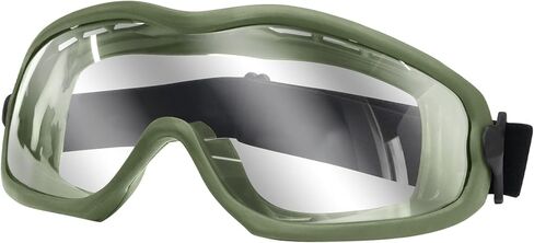 Qavctw Airsoft Goggles Anti Fog, Outdoor Sports Goggles Fits Most Helmets Tactical Military Glasses for Games Sports Shooting in Kuwait