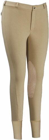 TuffRider Men's Cotton Knee Patch Breeches (Regular) in Kuwait