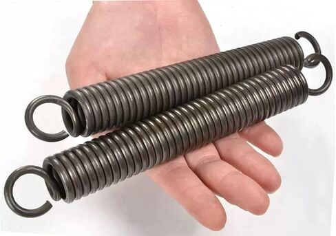 Extension spring, 2 Pcs Dual Hook Tension Spring, 1.6 x 13 400mm, Wire Diameter .6mm, OD 13mm, Free Length, Steel, S-shaped double hook(1.6 x 14 x 170mm) in Saudi Arabia