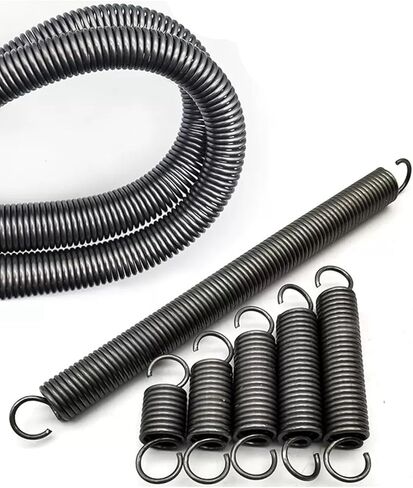 Extension spring, 2 Pcs Dual Hook Tension Spring, 1.6 x 13 400mm, Wire Diameter .6mm, OD 13mm, Free Length, Steel, S-shaped double hook(1.6 x 14 x 170mm) in Saudi Arabia