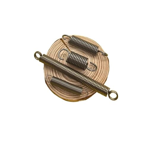 Tension Spring Wire Diameter 0.8mm 304 Stainless Steel S Hook Round Hook Coil Pullback Extension Metal Spring Wire(100mm(1pcs),10MM-Round Hook_0.8MM) in Kuwait