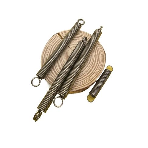 Tension Spring Wire Diameter 0.8mm 304 Stainless Steel S Hook Round Hook Coil Pullback Extension Metal Spring Wire(100mm(1pcs),10MM-Round Hook_0.8MM) in Saudi Arabia