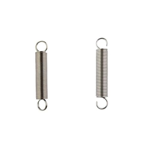 Tension Spring Wire Diameter 0.8mm 304 Stainless Steel S Hook Round Hook Coil Pullback Extension Metal Spring Wire(100mm(1pcs),10MM-Round Hook_0.8MM) in Saudi Arabia