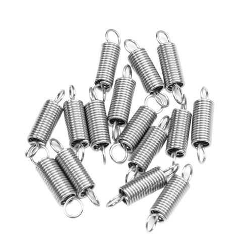 5pcs/lot 0.7mm 304 Stainless Steel O Hook Tension Cylindroid Helical Pullback Extension Coil Spring OD 5-8 Lengh 15-120(25mm,5MM_0.7MM) in Saudi Arabia