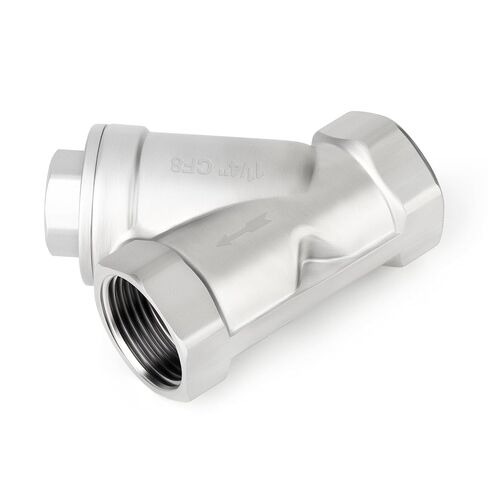 TAISHER 1PCS 304 Stainless Steel 1-1/4" NPT Female WYE Y Strainer Mesh Filter Valve CF8 WOG 800 in Kuwait