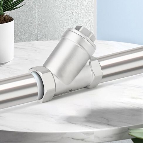 TAISHER 1PCS 304 Stainless Steel 1-1/4" NPT Female WYE Y Strainer Mesh Filter Valve CF8 WOG 800 in Kuwait