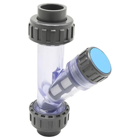 3/4inch Standard Pipeline Y-Filter, PVC Glue Filter Valve, DN25 Y-Filter for Water Oil Gas Y Strainer (1 pcs Set) in Kuwait