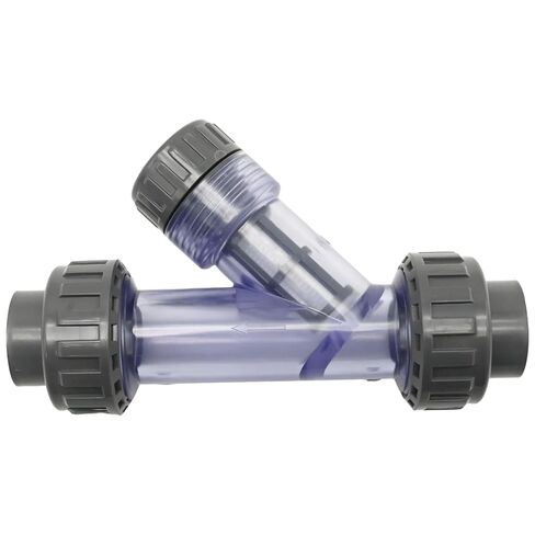 3/4inch Standard Pipeline Y-Filter, PVC Glue Filter Valve, DN25 Y-Filter for Water Oil Gas Y Strainer (1 pcs Set) in Kuwait