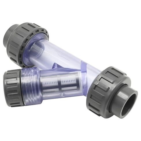 3/4inch Standard Pipeline Y-Filter, PVC Glue Filter Valve, DN25 Y-Filter for Water Oil Gas Y Strainer (1 pcs Set) in Kuwait