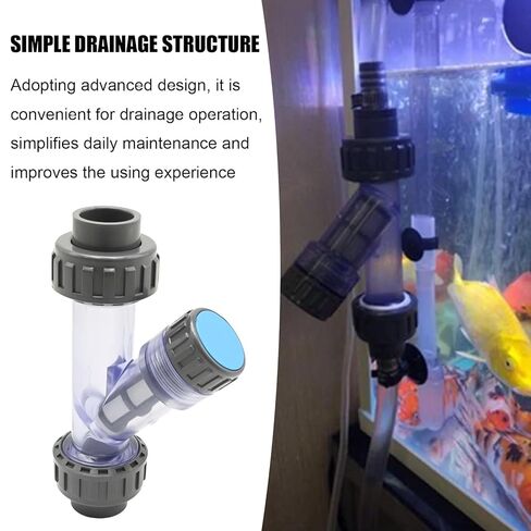 3/4inch Standard Pipeline Y-Filter, PVC Glue Filter Valve, DN25 Y-Filter for Water Oil Gas Y Strainer (1 pcs Set) in Kuwait