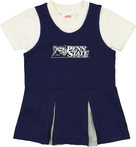 Outerstuff NCAA Penn State Nittany Lions Toddlers Girls Cheerleader Dress Set (2T - 4T) in Saudi Arabia