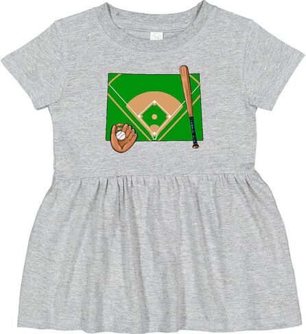 فستان بيسبول كولورادو الماسي من إنكتاستيك مع مضرب وقفاز للرضع in Kuwait