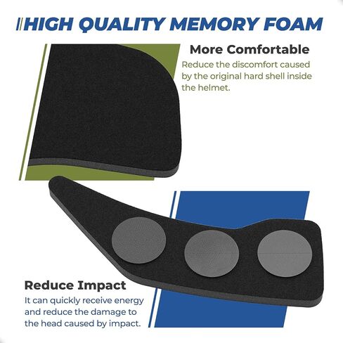 Batting Helmet Padding Kit Use for Rawlings Softball & Baseball Helmet CFXFK, Coolflo, Velo, CFX, S70/S80 Series, Helmet Padding Kit Includes 1 PCS Front Padding & 2 PCS Side Padding in Kuwait