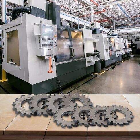 مجموعة قطع التروس HSS M1 8 قطعة من الفولاذ عالي السرعة 22 مللي متر تتحمل 20 درجة PA20 لطحن التروس والقطع الدقيق لأشغال المعادن in Kuwait