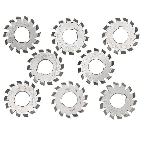 Kikumi Evolute Gear Router Bit 8 قطع عالية السرعة أداة قطع الفولاذ الصناعية لقم التوجيه in Kuwait