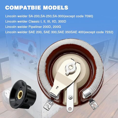 ريوستات 150 واط 64 أوم M5090C M5090-C لحام يناسب لينكولن لحام SA-200 SA-250 CL 1,2,3 IIID 300D 200D in Saudi Arabia
