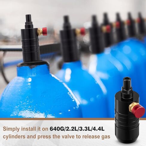 Zonon Mini Pressure Regulator Valve, Compatible with 580g 615g 640g 2.2l 3.3l 4.4l Tank, Portable Metal Air Regulator with Push Button Release in Saudi Arabia