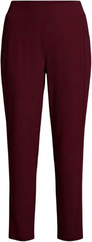 Women's Pants Ankle 7/8 Golf Pants with Pockets Stretchy Petite Travel Pants High Waisted Work Business Casual Slacks in Saudi Arabia