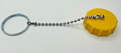 Propane Tank 1-3/4" Fill Valve Cap with Tether Chain Forklift Motorhome LPG in Saudi Arabia