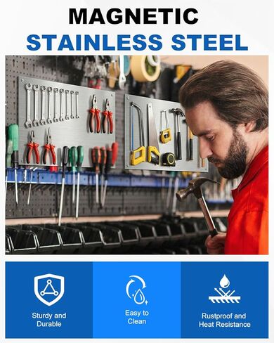 430 Stainless Steel Metal Plates, 8" x 12" x 1/16" Metal Sheets for Magnets,16GA(1.70MM Thick) Stainless Steel Sheets for Kicthen, Home DIY, Cutting, Durling (1PC) in Saudi Arabia