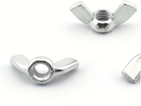 Wing nut, Hand Twist nut, Wing Nuts Zinc Plated Hand Tighten Nut Parts(20pcs-M6) in Saudi Arabia