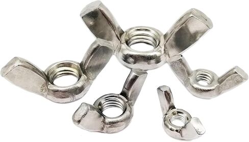 Wing nut, Hand Twist nut, Stainless Steel Adjustable Thumb Nut Hand Tighten Wing(5pcs M10) in Kuwait
