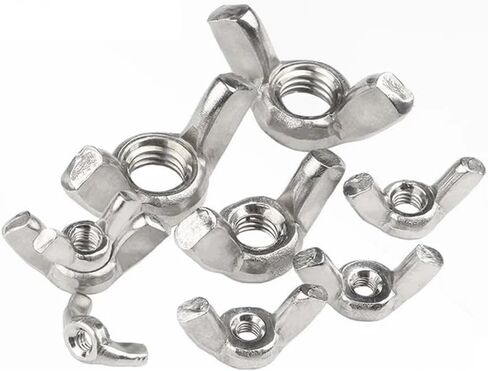 Wing nut, Hand Twist nut, Wing Nuts Thumb Nut Assortment Kit Hand Tighten Threaded Fastener(M12 (1Pcs)) in Kuwait