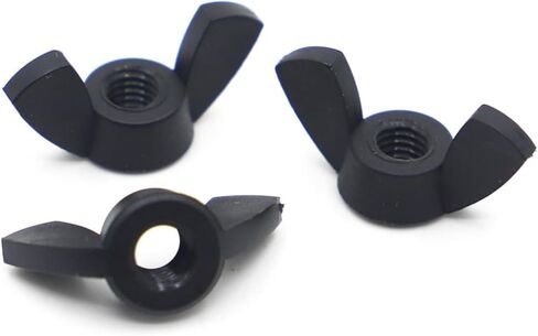 Wing nut, Hand Twist nut, Black Nylon ABS Nut Wingnut Wing Nuts(M12-10pcs) in Kuwait