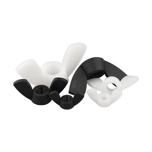 Wing nut, Hand Twist nut, Nylon Wing Nuts White Black ABS Nut in Kuwait
