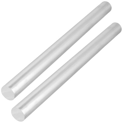 SHEUTSAN 2 PCS Round Aluminum Rod, 15.7 x 1.18 Inch Aluminum Round Stock for DIY Craft, Industrial, 6061 T651 in Saudi Arabia