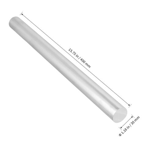 SHEUTSAN 2 PCS Round Aluminum Rod, 15.7 x 1.18 Inch Aluminum Round Stock for DIY Craft, Industrial, 6061 T651 in Saudi Arabia
