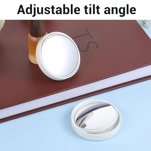 2 PCS Desk Mirror Office Cubicle, Adjustable Cubicle Mirror to See Behind You, Removable Computer Monitor Rearview Mirrors, 2.2 Inch in Saudi Arabia