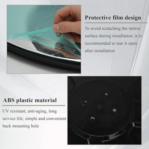 32" Convex Traffic Mirror - Outdoor & Indoor Safety Mirror for Blind Spots, Driveway Security, Garages, Warehouses & High-Traffic Areas, Acrylic Solution in Kuwait