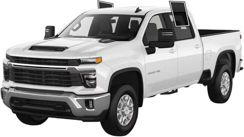 Window Window Tint Film الأمامي من Windows Tint Film Cars Sun Flocking Procession Privacy Anti Shatter Glass 2 Ply Computer Cut أي ظلال لتشيفي سيلفرادو 2500 طاقم 2020-2024 in Saudi Arabia