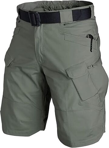 Lightweight Men's Tactical Cargo Shorts Dry Quickly, are Breathable, and Feature Multiple Pockets in Saudi Arabia