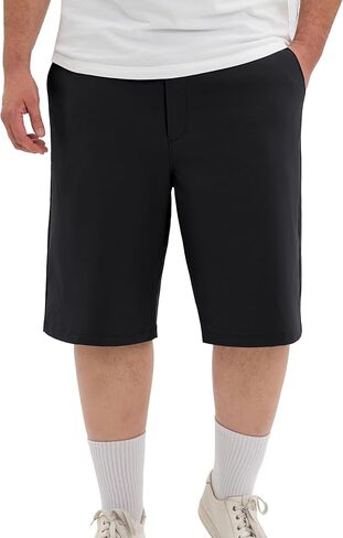 PULI Men's Big & Tall Casual Shorts Stretch 12'' Inseam Quick Dry Lightweight Breathable Spill Proof Long Dress Golf Shorts in Saudi Arabia