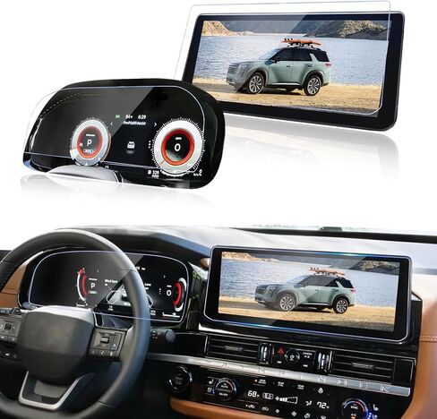 2PCS Compatible with 2025 2024 Nissan Rogue SL/Platinum Screen Protector 12.3-Inch for 2023 2024 2025 Nissan Altima SL/SR VC-Turbo Accessories,9H Tempered Glass in Saudi Arabia