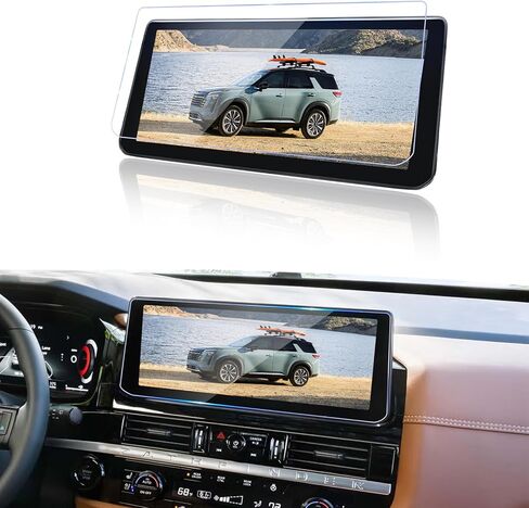 2PCS Compatible with 2025 2024 Nissan Rogue SL/Platinum Screen Protector 12.3-Inch for 2023 2024 2025 Nissan Altima SL/SR VC-Turbo Accessories,9H Tempered Glass in Saudi Arabia