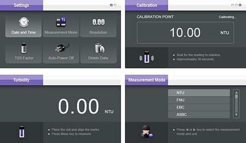 جهاز اختبار التعكر متعدد المعلمات على سطح الطاولة مع وضع قياس TSS 4 قطع من محلول المعايرة ISO 7027 طريقة القياس الكلوي (90 درجة) نطاق كبير 0 ~ 2000NTU/FNU 0 ~ 500EBC 0 ~ 9999ASBC in Kuwait