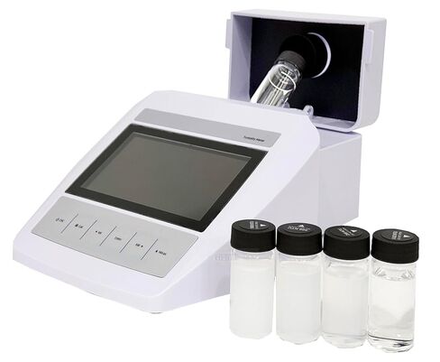 مقياس التعكر متعدد المعلمات على سطح الطاولة مقياس التعكر المختبري مع طريقة القياس الكلوي ISO 7027 (90 درجة) وضع قياس TSS 4 قطع حل معايرة نطاق كبير 0 ~ 2000 NTU/FNU 0 ~ 500 EBC 0 ~ 9999 ASBC in Saudi Arabia