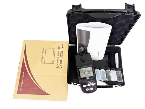 Turbidity Instrument Handheld Turbidity Tester Portable Turbidimeter for Lab Water Treatment Plant Wine Industry with Calibration Solutions Range 0~1100NTU/FNU 0~275EBC 0~9999ASBC USB Interface in Saudi Arabia