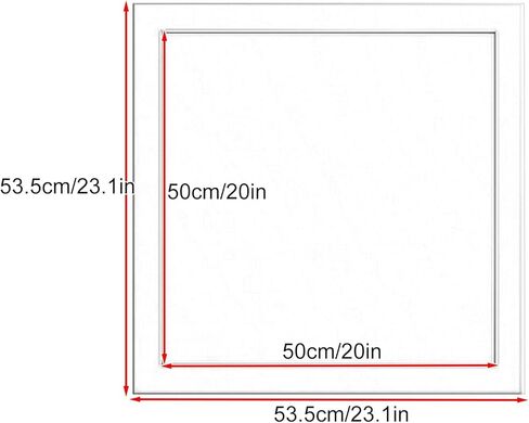 20x20in Magnetic White Access Panel - Easy Push Click Installation for Attics, Crawl Spaces & Plumbing - Durable Metal Wall Hole Door Cover in Kuwait
