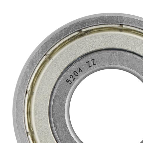 [2-Pack] 5204-ZZ - Angular Contact Ball Bearing 0.787 in x 1.850 in x 0.8110 in (ID x OD x Width) | 20 mm x 47 mm x 20.6 mm (ID x OD x Width) with Double Metal Shield in Saudi Arabia