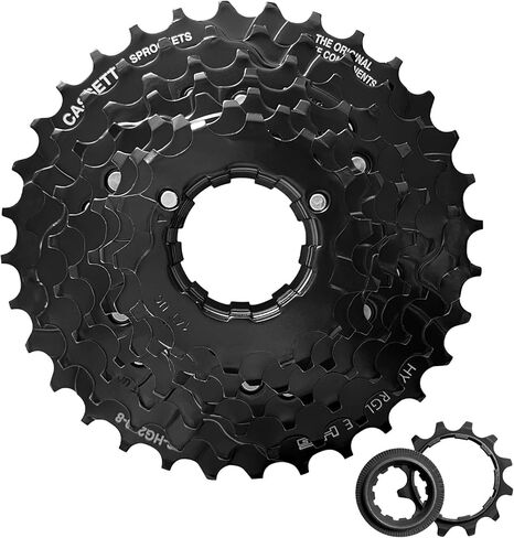 Bike Cassette 8 Speed Cassette Sprockets CS-HG200 12-32T Bike Sprocket for Mountain Bike Folding Bike Commuter Bike Speed Black in Kuwait