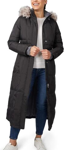 Free Country Women’s Long Parka Jacket Full Body Warm Insulated Winter Coat Water & Wind Resistant Faux Fur Puffer-Splendor in Saudi Arabia
