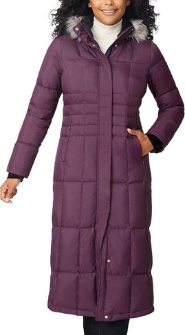Free Country Women’s Long Parka Jacket Full Body Warm Insulated Winter Coat Water & Wind Resistant Faux Fur Puffer-Splendor in Saudi Arabia